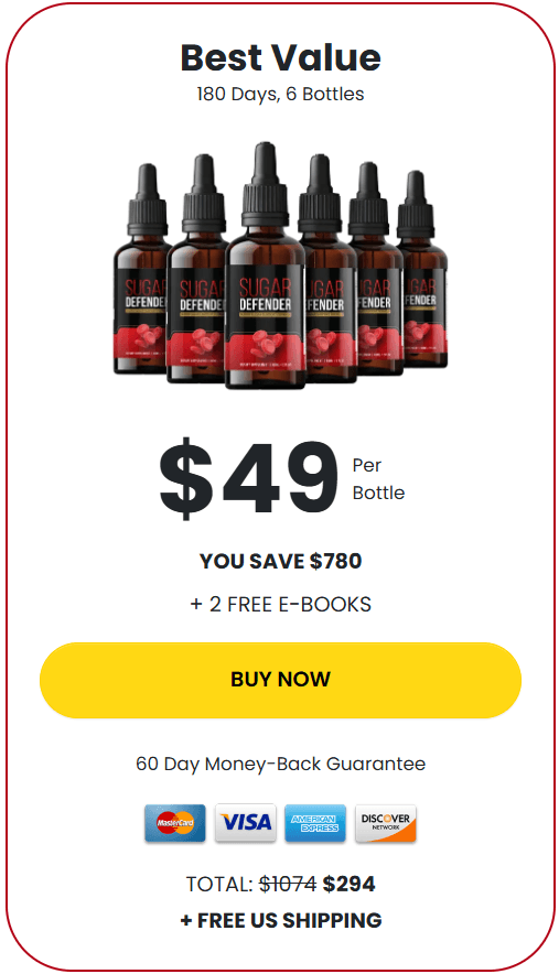 king's sugar defender  buy now 6 bottles